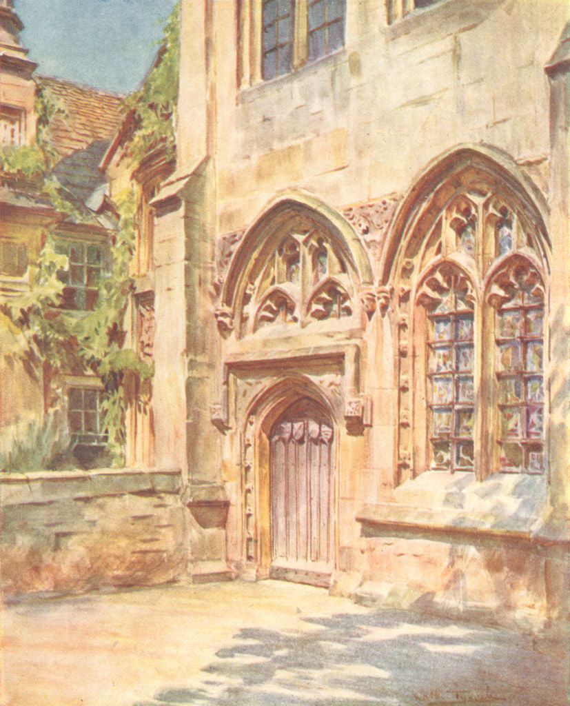 WELLS. Vicars Close Life's Ironies, Halborough 1906 old antique print picture